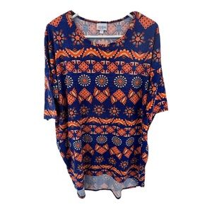 LuLaRoe Fall Printed Tunic Dress Shirt